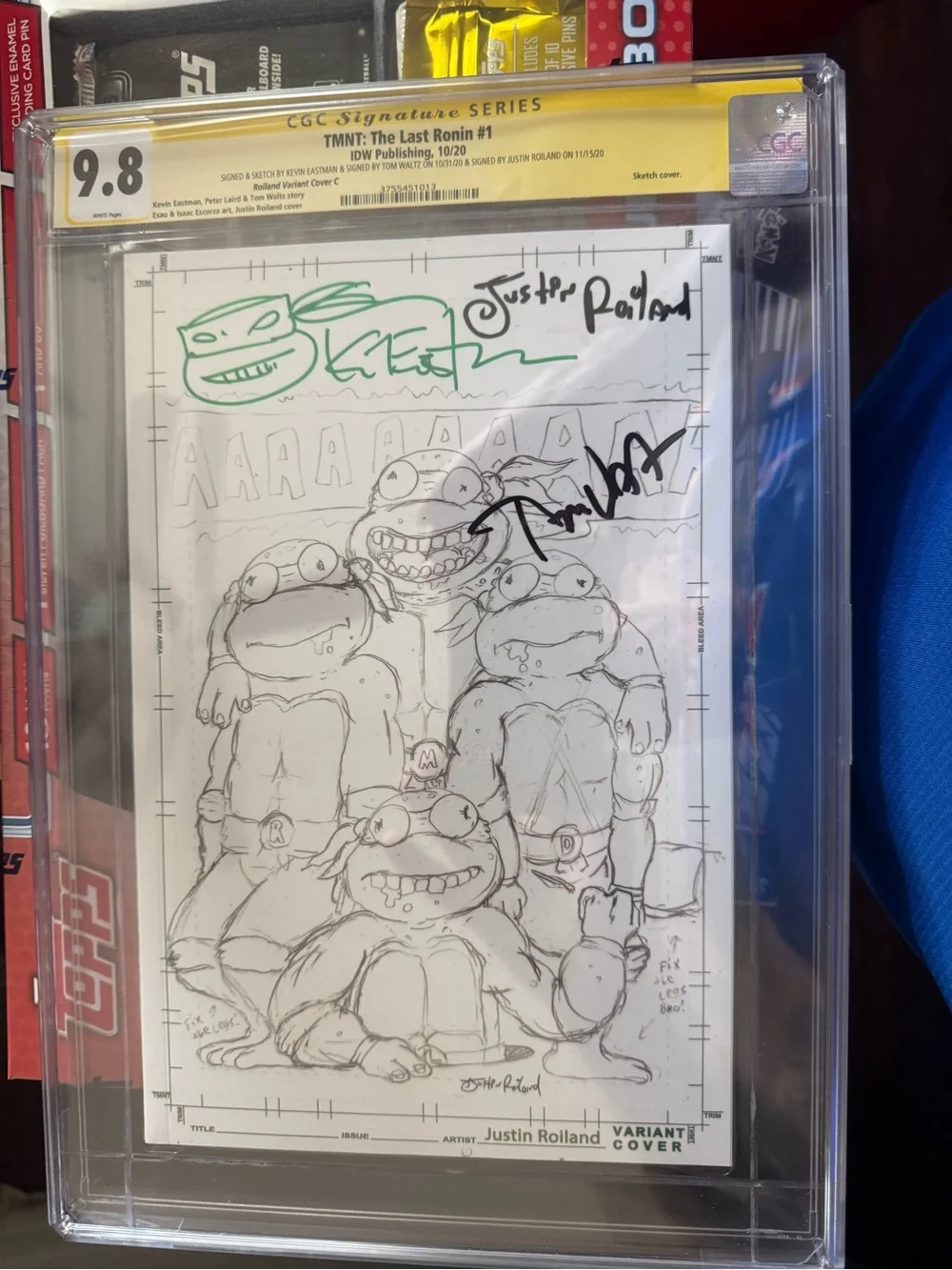 Signed Sketch Variant Comic Cover Wall Art - Black & White